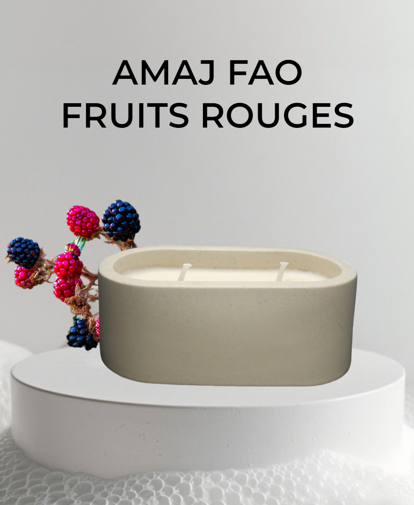 Bougie Fruits Rouges 🍓🍒