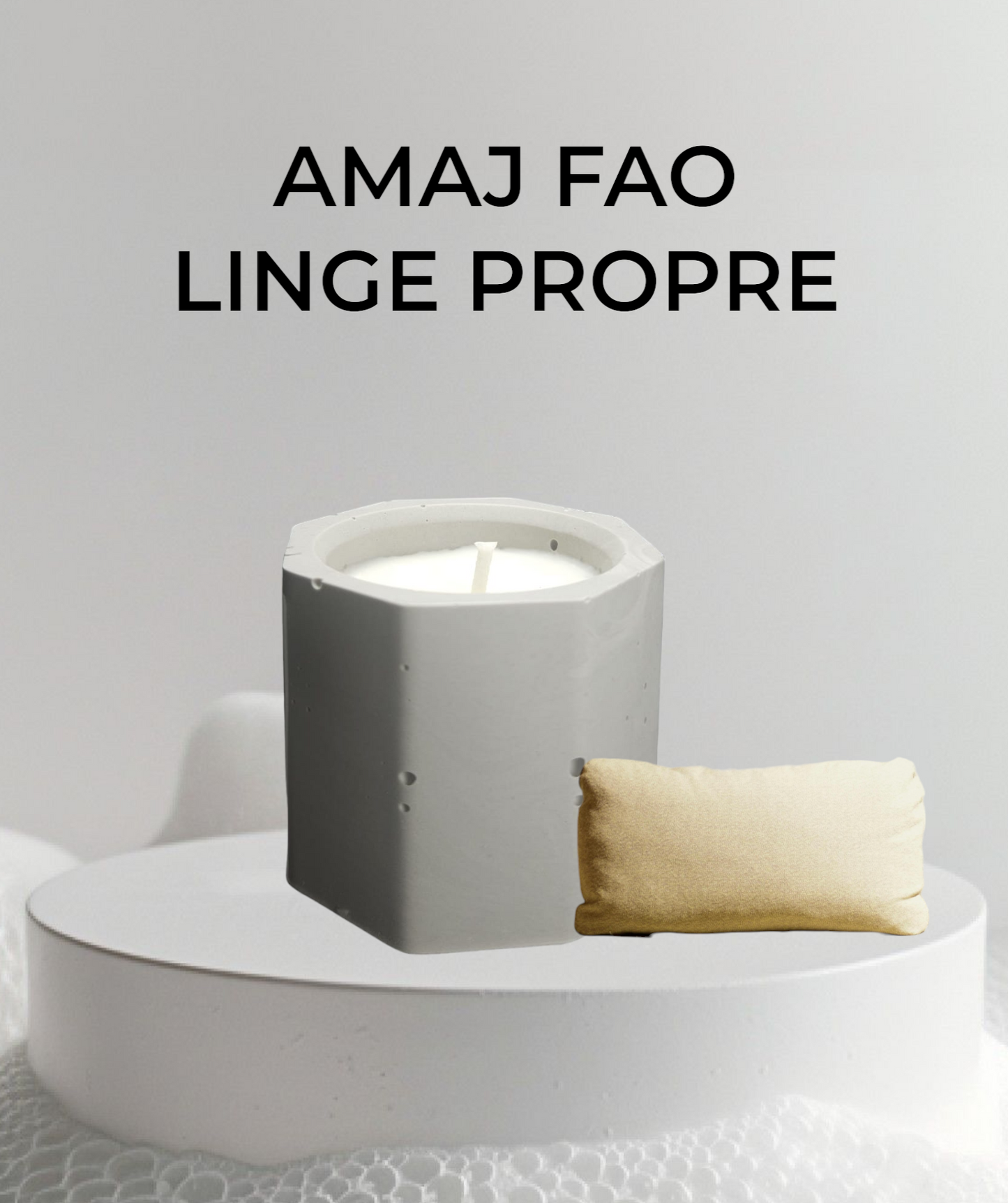 Bougie Linge Propre 🌬️🧺