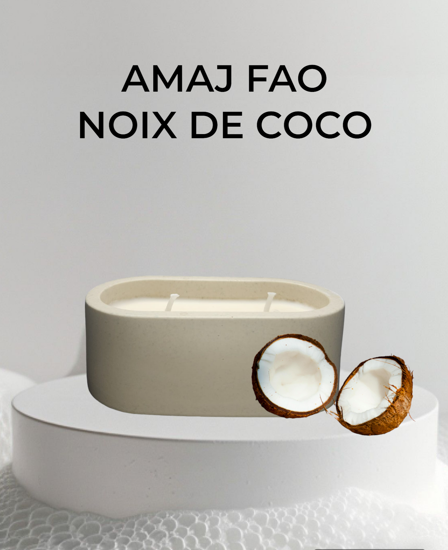 Bougie Noix de Coco 🥥🌴