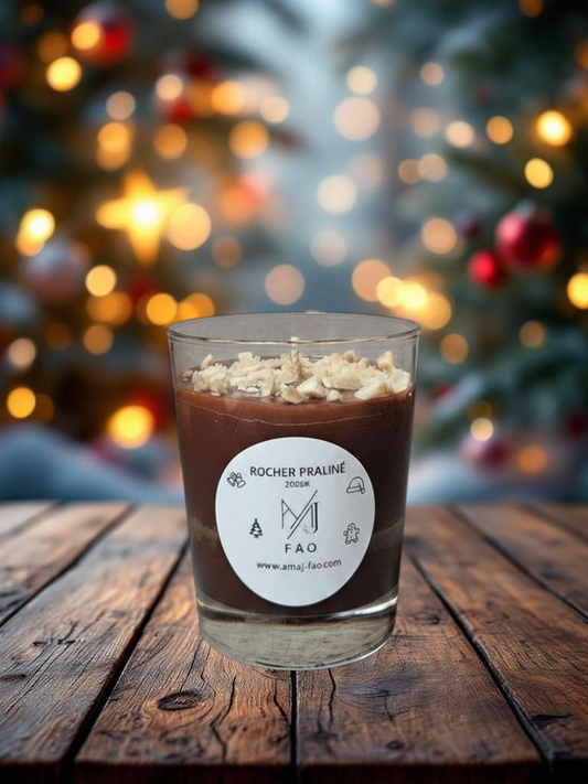 Bougie Rocher Praliné