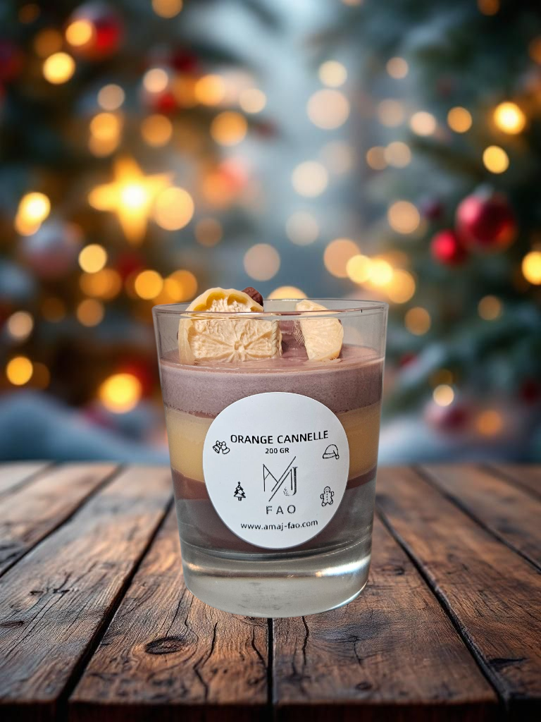 Bougie Orange Cannelle